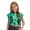 Green, variant on YiZYiF Kids Girls Rave Party Outfit Streetwear Sleeveless Disco Shirt School Show Jazz Hip Hop Dance Tops Green 14
