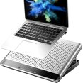 thumbnail image 1 of 16inch Single Fan Lap Chill Mat - Aluminum Panel Laptop Cooling Pad, Heat Protection Laptop Cooler, Adjustable Foldable, 1 of 4