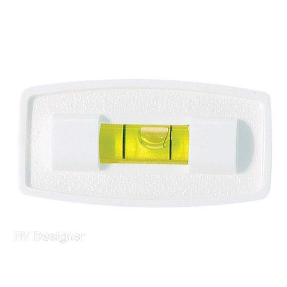 RV Designer E407 Bubble Level - Stick-On, 2" x 1"