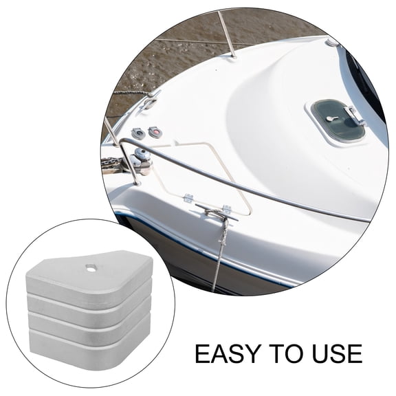Homoyoyo Aluminum Boat Deck Corner Guard with Anti- Pontoon Cover for Marine and Outdoor