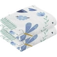 thumbnail image 2 of Dreamtimes 16x28 Inch Face Hand Towel Set Colorful Pattern Insects Flowers Cotton Washcloths, Quick-Dry Highly Absorbent Bath Towels 2 Pcs for Bathroom Ktichen Travel SPA Gym, 2 of 7