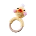 thumbnail image 3 of Agiferg Cartoon Knitting Handmade Crochet Knitting Rattle Ring Suzuki Ring, 3 of 4