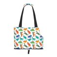 thumbnail image 2 of Xecao Colorful Dinosaur for Cat Carrier Small Dog Handbag: The Ideal Travel Companion for Your Pet, 2 of 8