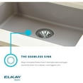 thumbnail image 6 of Elkay Quartz Classic 25" x 18-1/2" x 11-13/16", Undermount Laundry Sink with Perfect Drain, Bisque, 6 of 7