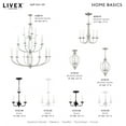 thumbnail image 6 of Livex Lighting Chandelier in Brushed Nickel, 6 of 12