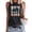 Dark Gray, variant on Beach Tank Tops for Women Sun Salt Sand Graphic Crewneck Sleeveless Shirt Hawaii Tropical Vacation Womens Tanks