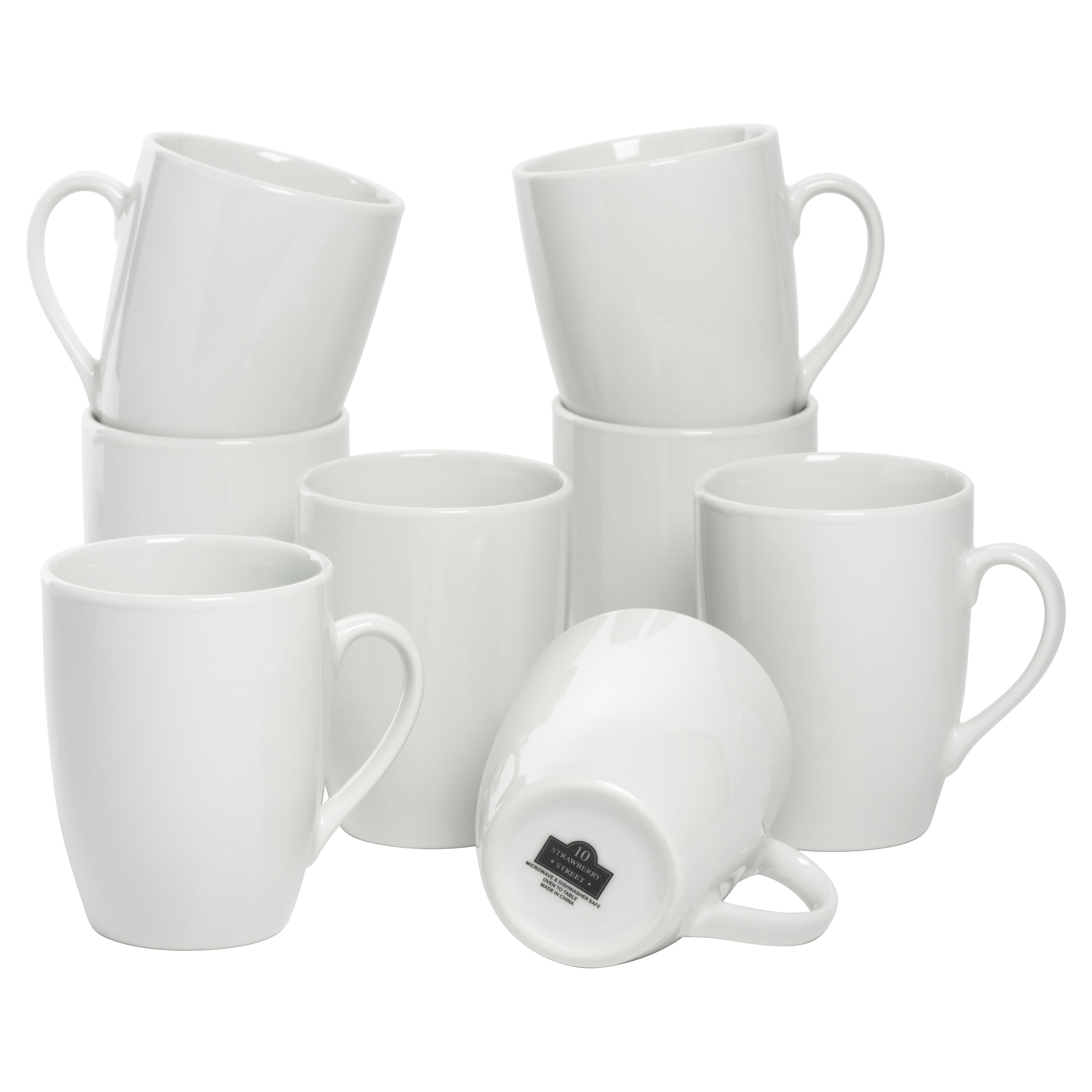 10 Strawberry Street Simply Coupe 52-piece Ceramic Dinnerware Set, Service for 8