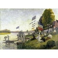 thumbnail image 2 of Pissarro, Camille 24x18 Black Modern Framed Museum Art Print Titled - Regatta, 2 of 4