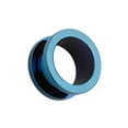 thumbnail image 2 of Trayknick 1Pc Unisex Double Flared Ear Plug Piercing Flesh Tunnel Expander Jewelry Gift Blue 1.6mm, 2 of 7