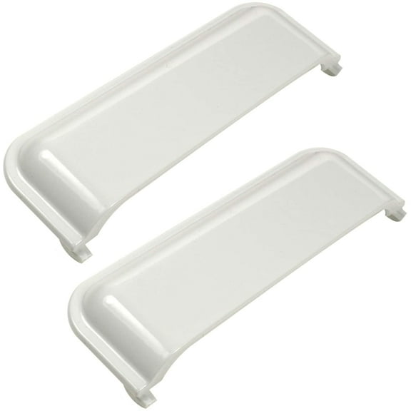 HQRP 2-Pack Dryer Door Handle compatible with Whirlpool W10861225 W10861225VP W10714516 AH11731583 AP5999398 EA11731583 EAP11731583 PS11731583 4380739 Replacement