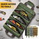 thumbnail image 5 of Kenally Bolsa de herramientas resistente con múltiples bolsillos - Herramientas de electricista profesional duraderas e impermeables gris Type2 NO2, 5 of 6