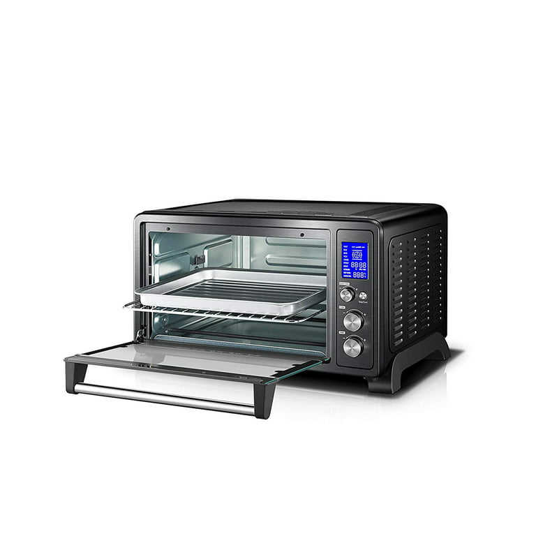 Toshiba AC25CEW-CHBS Digital Convection Toaster Oven, Black
