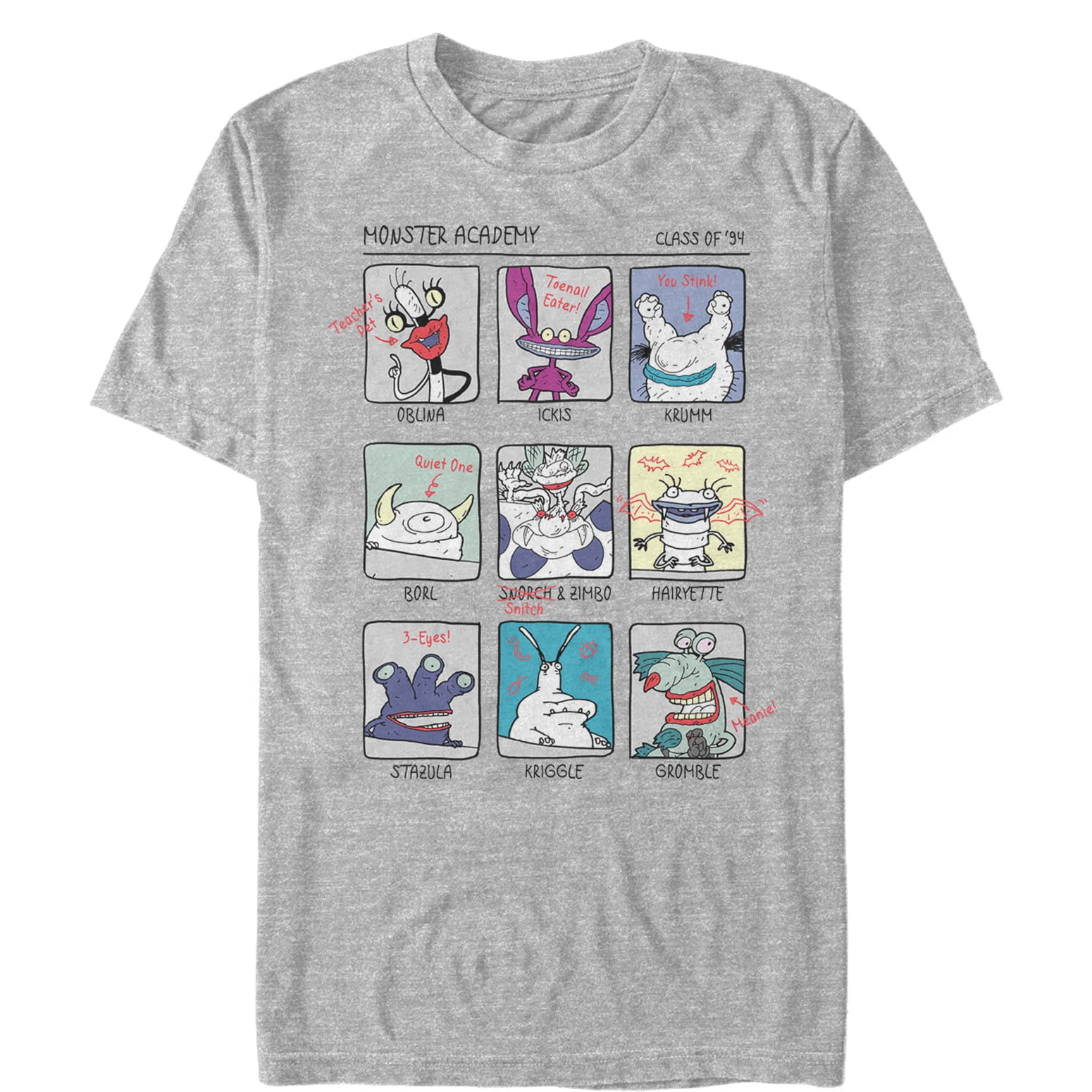 Aaahh!!! Real Monsters Men's Short Sleeve T-Shirt (Large) - Walmart.com