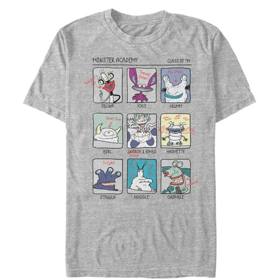 Men's Aaahh!!! Real Monsters Academy Class of '94  Graphic Tee Athletic Heather Small