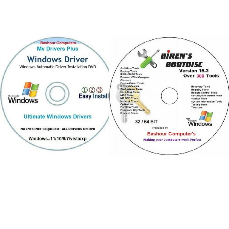 MICROSOFT WINDOW 10 PRO 64 BIT DVD HIREN'S BOOT DISK