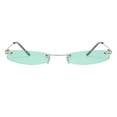 thumbnail image 2 of Gafas de sol Yinane Gafas de terre de Mujer Hombre Lente Clara Protección 400 Vintaje Verde, 2 of 8