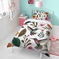 thumbnail image 4 of Pioneer Flower and Bird Duvet Cover and Pillowcase Set for Single Bedding, Bedroom Accessories for Kids Teens, 4 of 5