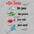 thumbnail image 2 of Men's Dr. Seuss One Fish Two Fish Red Fish Blue Fish Spanish  Graphic T-Shirt, 2 of 5