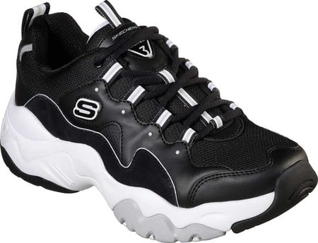 skechers d'lites 2 mens white