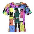 thumbnail image 4 of My Hero Academia Kids Short Sleeve Tee Shirt Novelty Crewneck T-Shirts Unisex Summer Blouse Tops for Boys Girls 100CM, 4 of 8