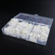 thumbnail image 4 of 500 piezas de uñas postizas acrílicas naturales, uñas postizas francesas con caja para mujeres y niñas, 4 of 5