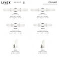 thumbnail image 4 of Livex Lighting Pelham Bath Light in Brushed Nickel, 4 of 12