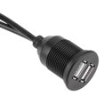 thumbnail image 2 of Cable De Extensión Para Coche Doble puerto USB 2.0 Cable de extensión para automóvil Tablero de instrumentos Consola central Cables de montaje, 2 of 6
