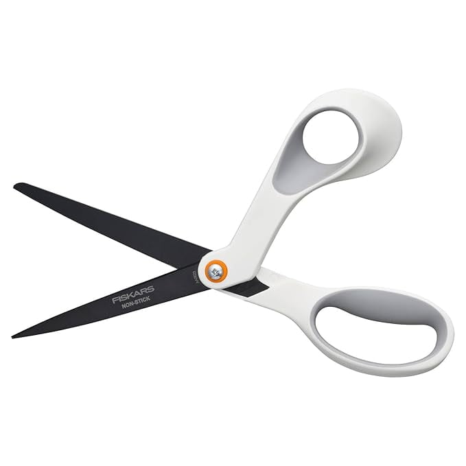 Fiskars Non-Stick Titanium Soft Grip Scissors