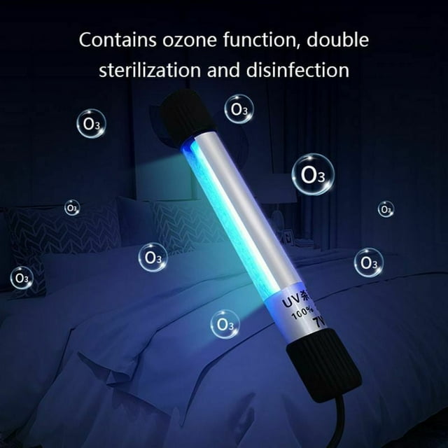 Luz LED ultravioleta de desinfección para acuario, piscina portátil, enchufe de alimentación en varilla de desinfección ultravioleta, 1 Uds. Sincero Electrónica