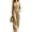 Khaki #6, variant on WULMLEO Women's Linen 2 Piece Sets Boho Wrap Cross V Neck Long Sleeve Top Wide Leg Pants Outfits Casual Y2k Set Fall Lightweight Suits with Pockets Beige XL