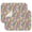 Easter and Eggs, variant on Easter and Decorated Eggs Light Pink Pattern Dish Drying Mat 1 Pack, Ultra Absorbent Microfiber 16"x18", Anti-Slip Drain Mat for Kitchen