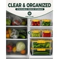 thumbnail image 6 of Produce Freshness Containers with Timer & Drainage, Fruit Storage Container for Fridge, Lid Lettuce Keeper, 6 of 9