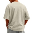thumbnail image 3 of Men's Fashion Oversized Tshirts Workout Short Sleeve T-Shirt Dry Fit Lightweight Crewneck Tee Tops S-3XL, 3 of 3