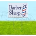 thumbnail image 1 of Barber Shop Old School (18" x 24") Yard Sign, Includes Metal Step Stake, 1 of 6