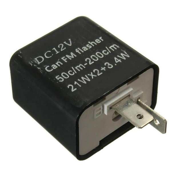 2Piece Motorcycle 12V 2 PIN Turn Signal Signals Light Blinker LED