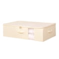 thumbnail image 2 of Foldable Underbed Storage Bag, Blanket Organizer, Clothes Storage, Breathable Material + Zipper Closure, Clear Window Design, Bedroom Use, Keeps Items Neat, Multipurpose Storage Solution., 2 of 9