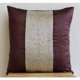 thumbnail image 4 of Funda de almohada morada de 35 x 35 cm (14 x 14 pulgadas), con rayas centrales y cuentas, decorativa para sofá, estilo moderno, con estampado abstracto - Morado, 4 of 6