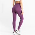 thumbnail image 2 of Outfmvch Yoga Pants Pantyhose for Women Thermal Leggings Wide Leg Pants Workout Leggings for Women Seamless Leggings Wide Leg Sweatpants Women Purple M, 2 of 7