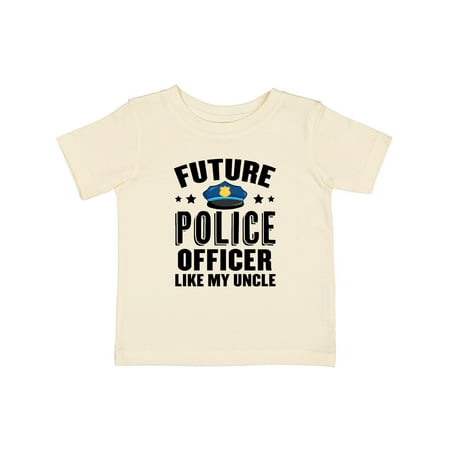 

Inktastic Future Police Officer Like My Uncle Gift Baby Boy or Baby Girl T-Shirt