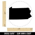 thumbnail image 2 of Pennsylvania State Silhouette Rubber Stamp for Scrapbooking Crafting Stamping - Medium 1 Inch, 2 of 7