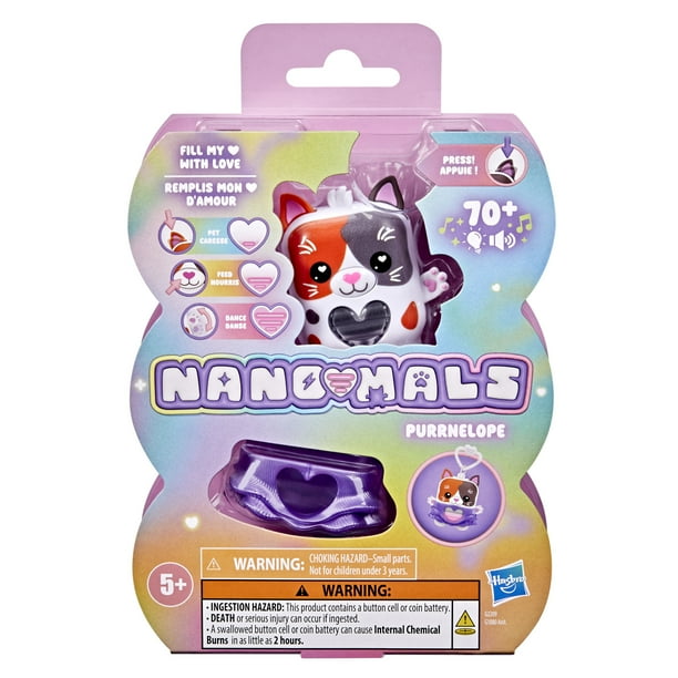 NANO-MALS Purrnelope the Calico Kitty Electronic Fidget Pet