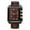 Brown, variant on Rectangle Watch For Men Personalized Tank Wristwatch Male Fashion Business Casual Quartz Watch with Leather Strap 3ATM Waterproof-Three Multifunction Sub-dials Black Gold