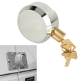 thumbnail image 1 of Cerradura De Disco Para Puerta De Remolque, Candados De Grillete Ocultos Resistentes A La Palanca, Antirrobo, A Prueba De Herrumbre, De Alta Seguridad, Con 2 Llaves Para Almacenes, 1 of 8