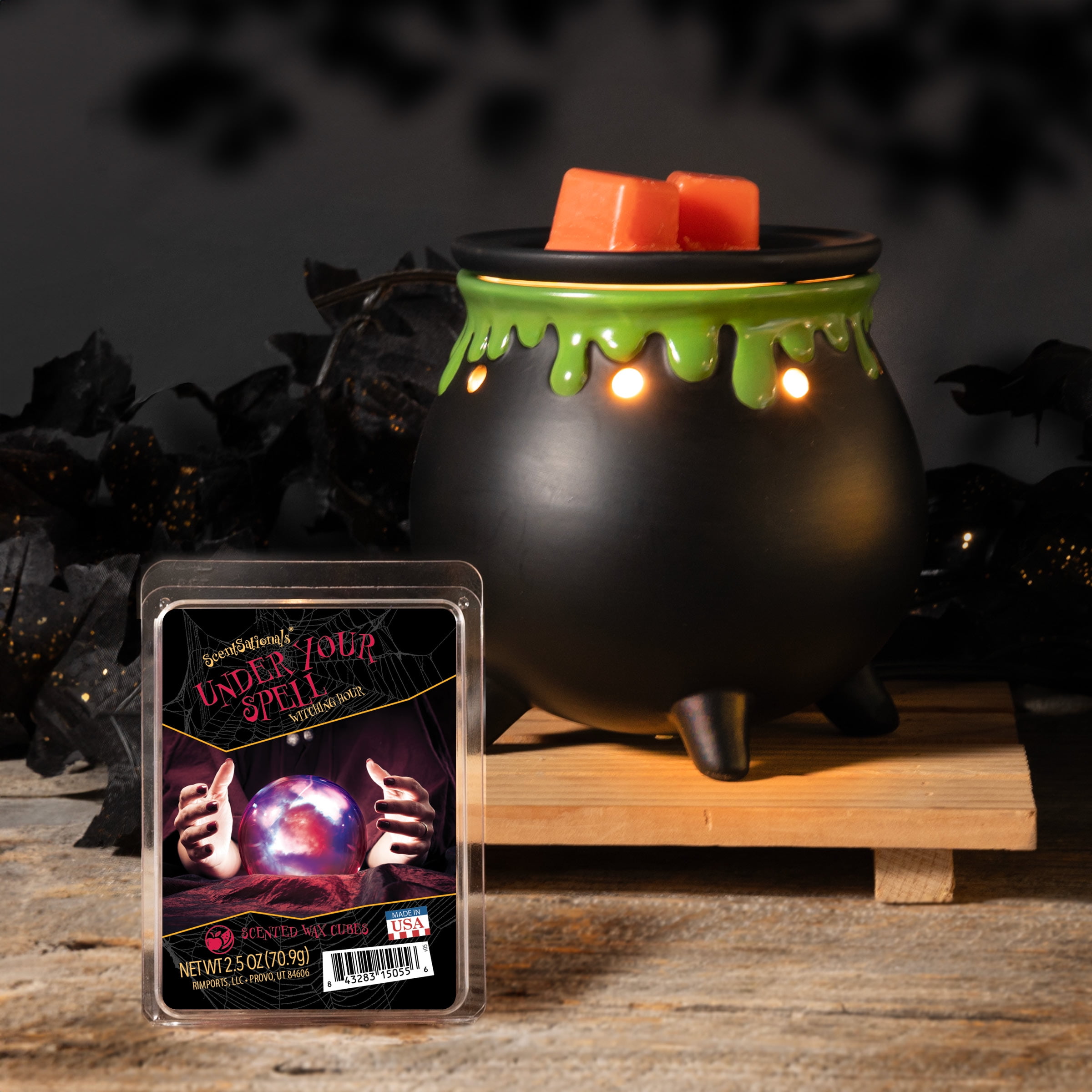 ScentSationals Halloween Scented Wax Melts, Under Your Spell, 2.5 oz