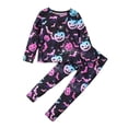 thumbnail image 3 of WOYY Girls Halloween Pajamas Long Sleeve Top and Pants 2-Piece Sleepwear Set, Sizes 3-14, 3 of 3