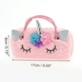 thumbnail image 4 of Estuche para Gafas de dibujos animados de flores Unique Bargains 6.69"x3.15"x2.17" Rosa, 4 of 5