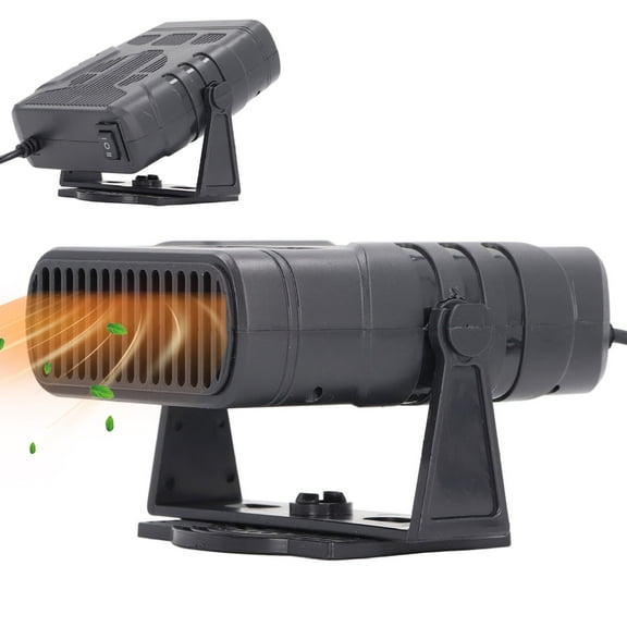 120W Car heater space heater, 360° Adjustable Fast Heating System for Car, Make your car no longer cold in winter