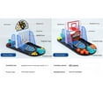 thumbnail image 4 of VONKY 2-in-1 Basketball Game Desktop Basketball Game Classic Basketball Desktop Toy Toy, 4 of 6