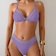 thumbnail image 2 of Traje de Baño con Falda Inferior 2025 Primavera Moda Conservadora, Color Sólido Dividido Conjunto de Trajes de Baño Conjuntos, 2 of 9