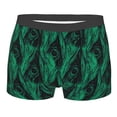 thumbnail image 3 of Haiem Mint Bird Feathers Men's Boxer Briefs, Every Day Comfort Stretch Cotton Moisture-Wicking Underwear-Large, 3 of 8